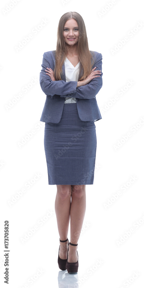 portrait in full growth.successful business woman portrait in full growth.successful business woman