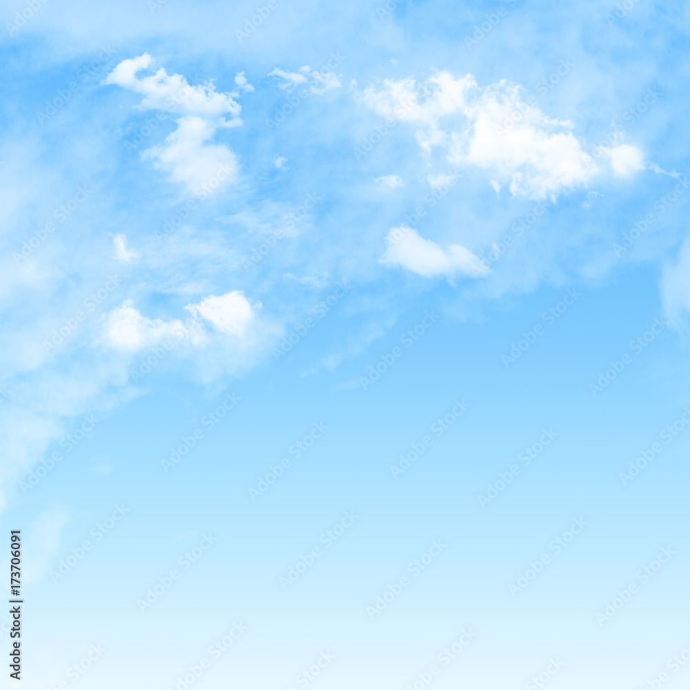 Blue sky and white cloudy Blue sky and white cloudy