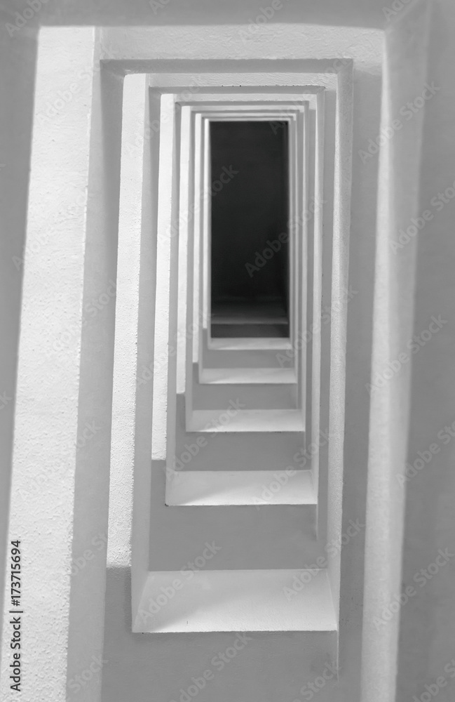 Staircase in the house. Abstract representation. Staircase in the house. Abstract representation.