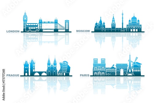 Architectural landmarks of European capitals