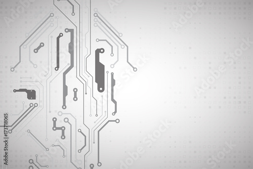 Vector illustration, Hi-tech digital technology and engineering theme