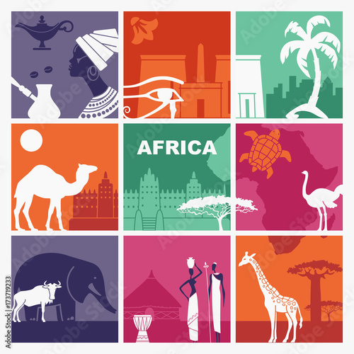 Traditional symbols of Africa