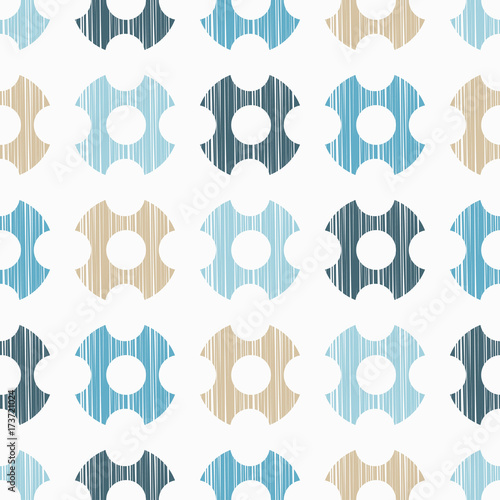 Seamless background with abstract geometric pattern. Scribble texture. Textile rapport.