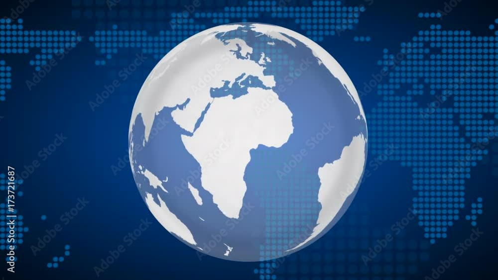 rotating earth, seamless loop. 3d render rotating earth, seamless loop. 3d render