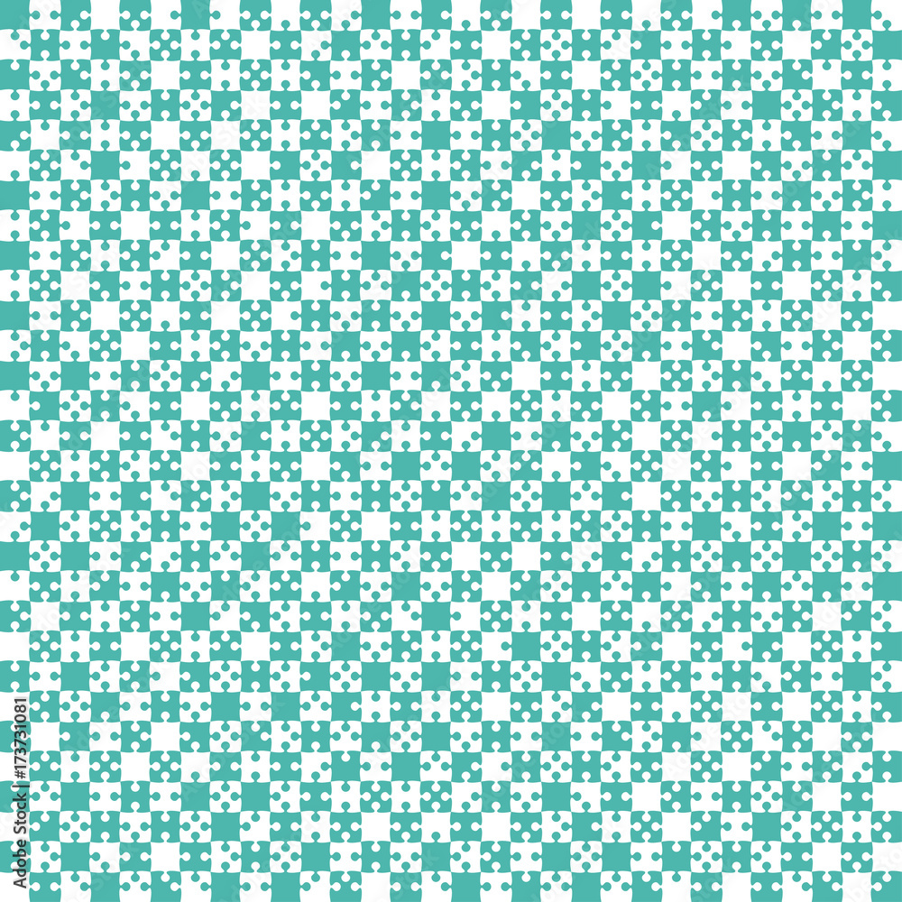 Teal Material Design Pieces - JigSaw - Field Chess