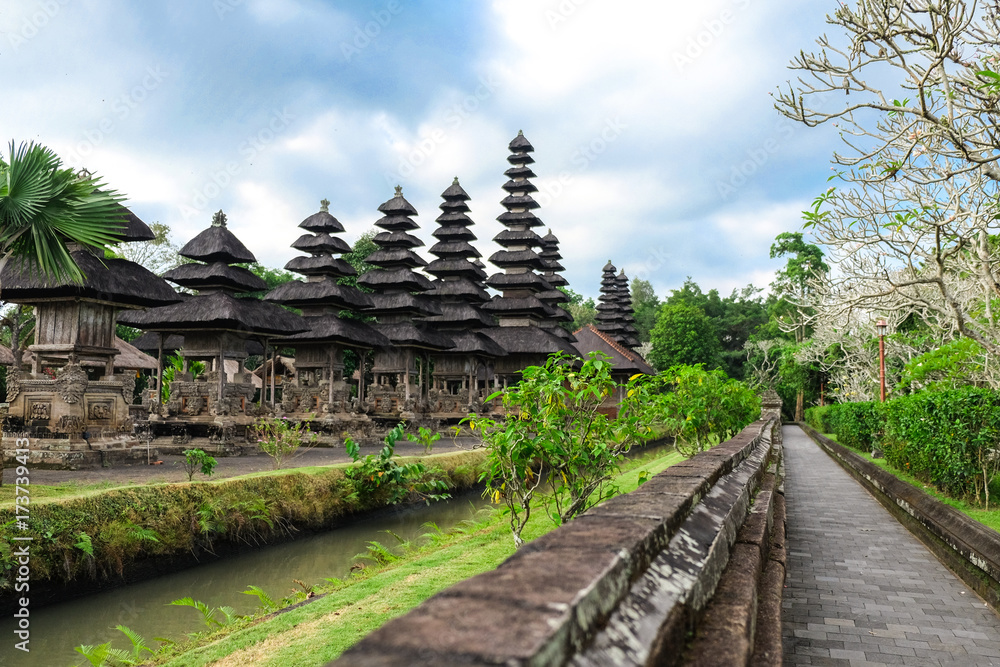 The gate of   Pura Taman Ayun Temple in Bali, Indonesia. a royal temple of Mengwi Empire.