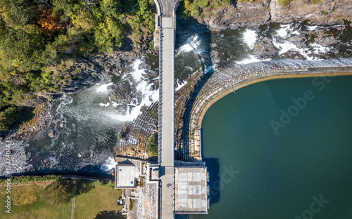 Wallpaper Mural Aerial view of a dam Torontodigital.ca