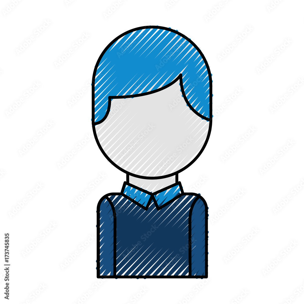 portrait man character worker call center portrait man character worker call center