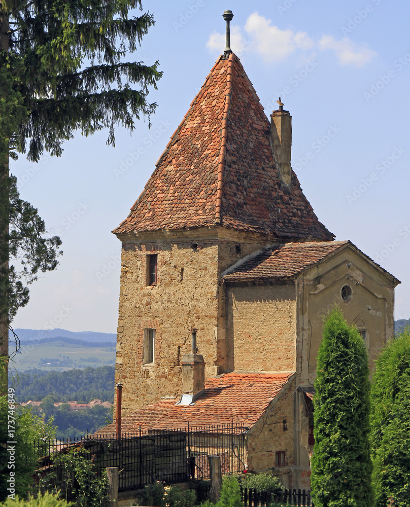 Fototapeta premium Rope Manufacturers Tower, Rope Makers' Tower in Sighisoara