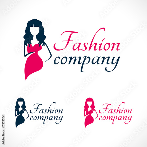 logo femme robe mode