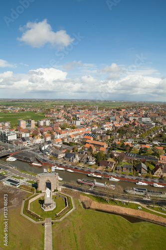Scenic Belgian Town