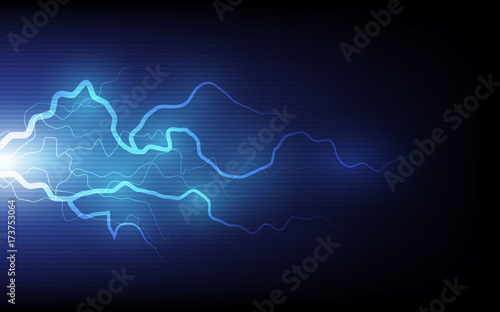 vector lightning flash strike background