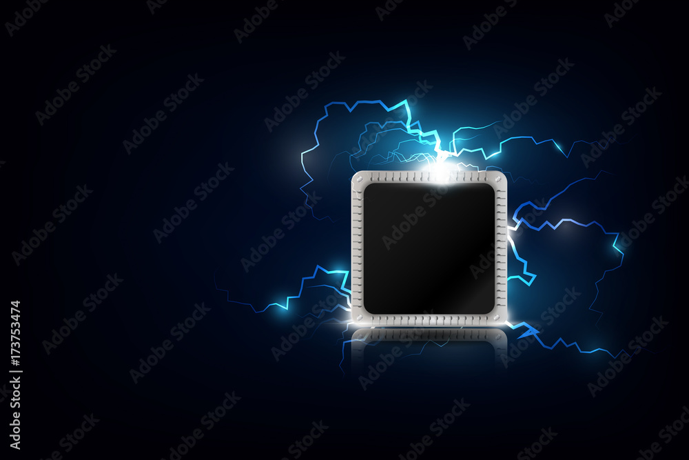 new generation processor computer technology, vector electric spark microchip
