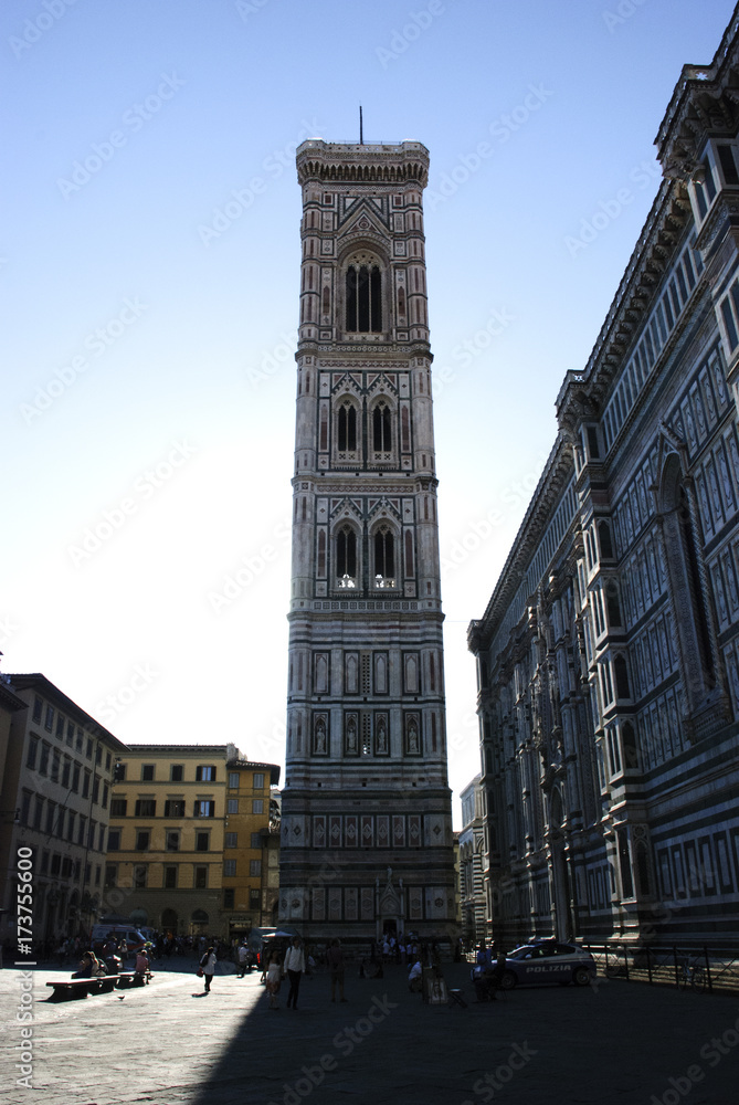Giotto's Bell Tower in Florence, Italy.