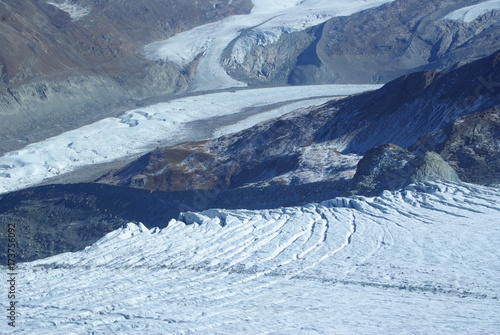 氷河の流れ
