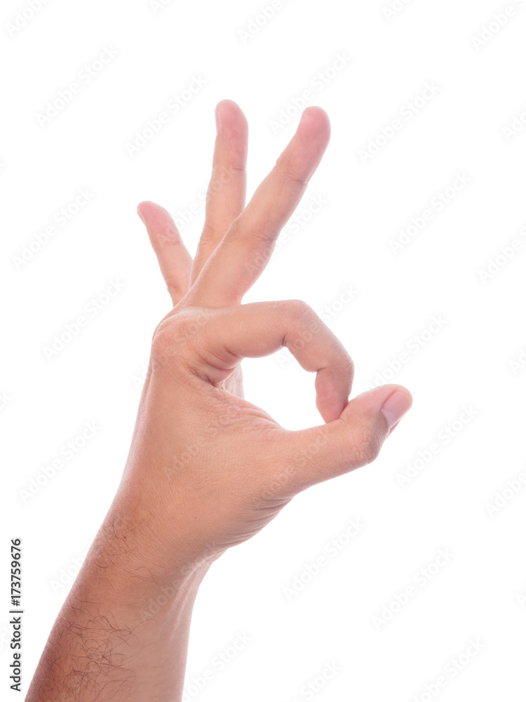 hand ok sign hand ok sign