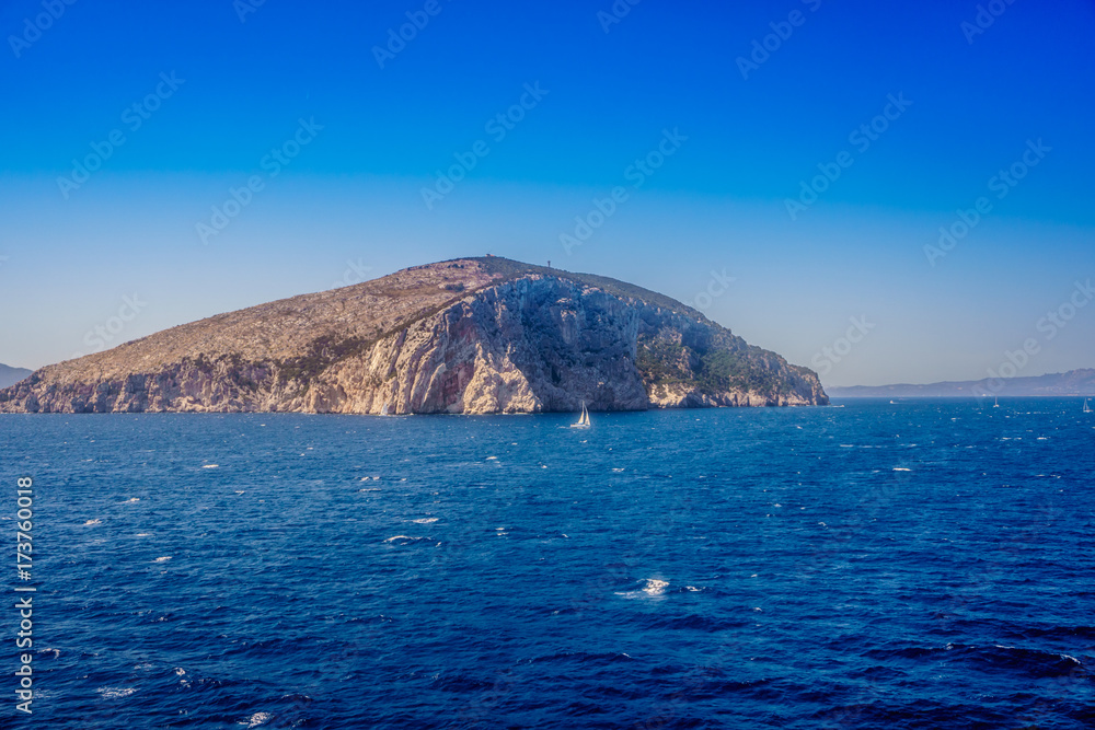 yacht near Sardinia island yacht near Sardinia island