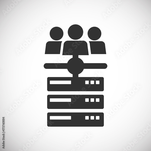 Network And People Icon Vector