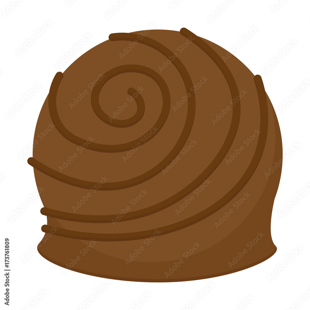 Isolated chocolate candy Isolated chocolate candy