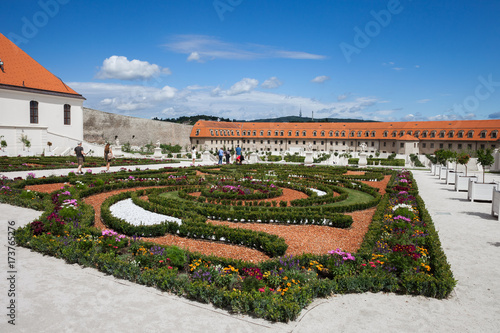 Photography Baroque Garden of Bratislava Castle in Slovakia