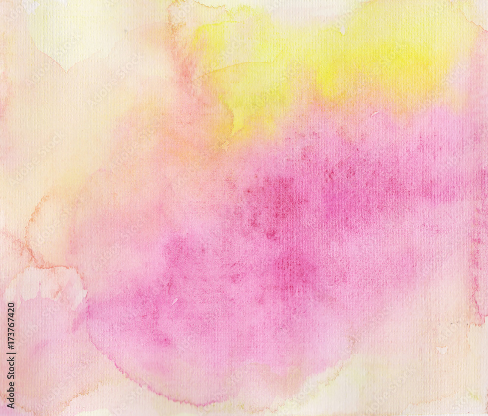 Obraz premium watercolor stain, spray, drop, background, canvas texture, pink
