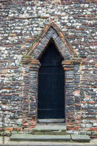 Photography Anglo-Saxon triangular-headed doorway built from reused Roman brick, Trinity Chu