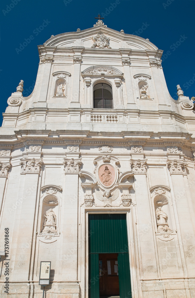 Church of Carmine. Martina Franca. Puglia. Italy. 