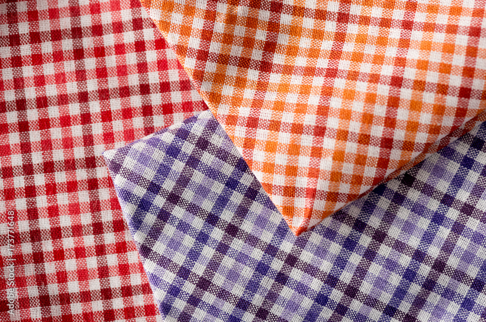 Pieces of Plaid Cloth Pieces of Plaid Cloth
