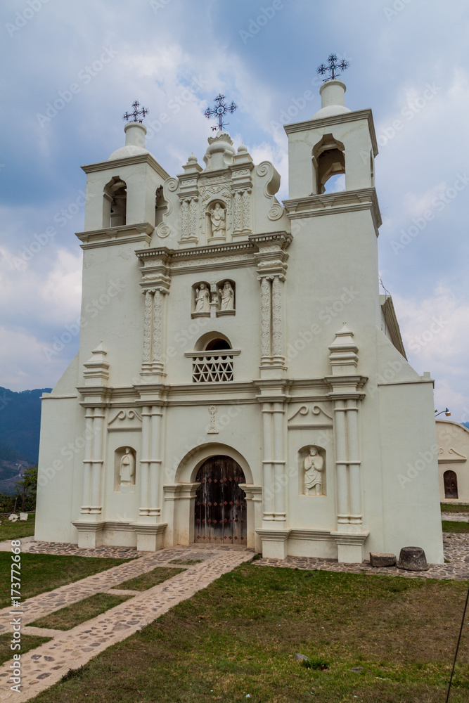 Church in Belen Gualcho village, Honduras