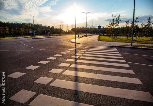 Pedestrian crossing Fototapet
