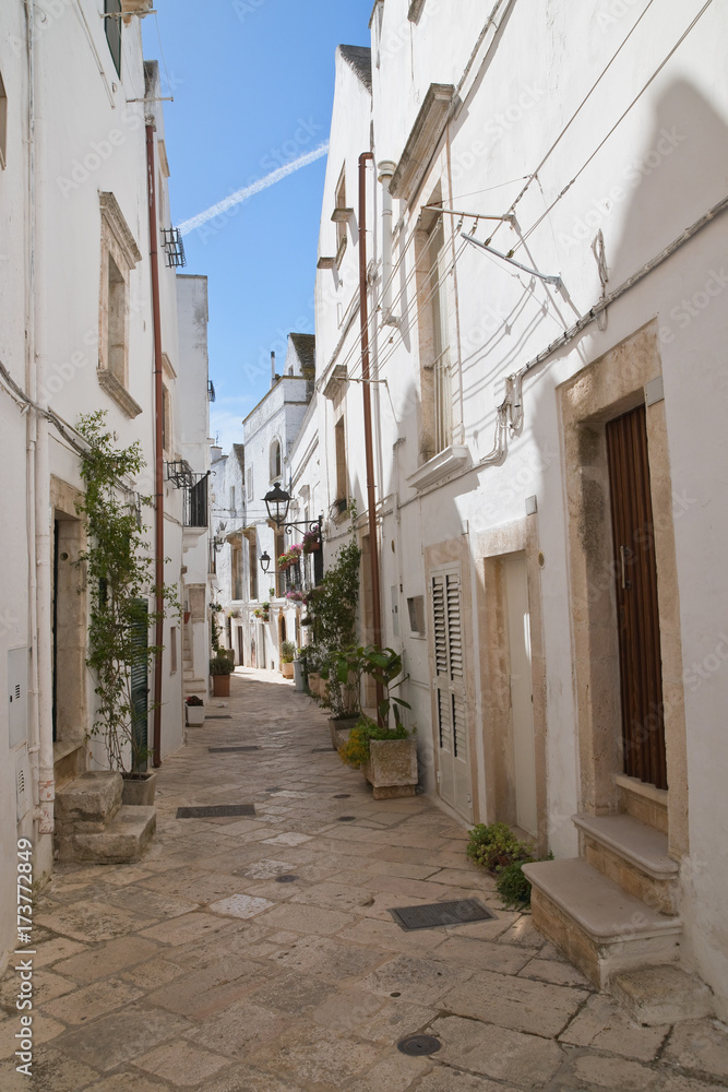Obraz premium Alleyway. Locorotondo. Puglia. Italy. 
