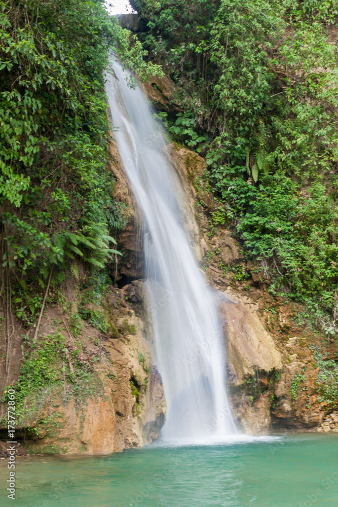 Waterfall El Cacao in Zacapa village, Honduras Waterfall El Cacao in Zacapa village, Honduras