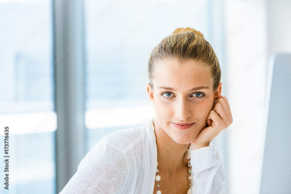 Elegant office worker Elegant office worker