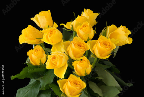 Bunch of yellow Roses