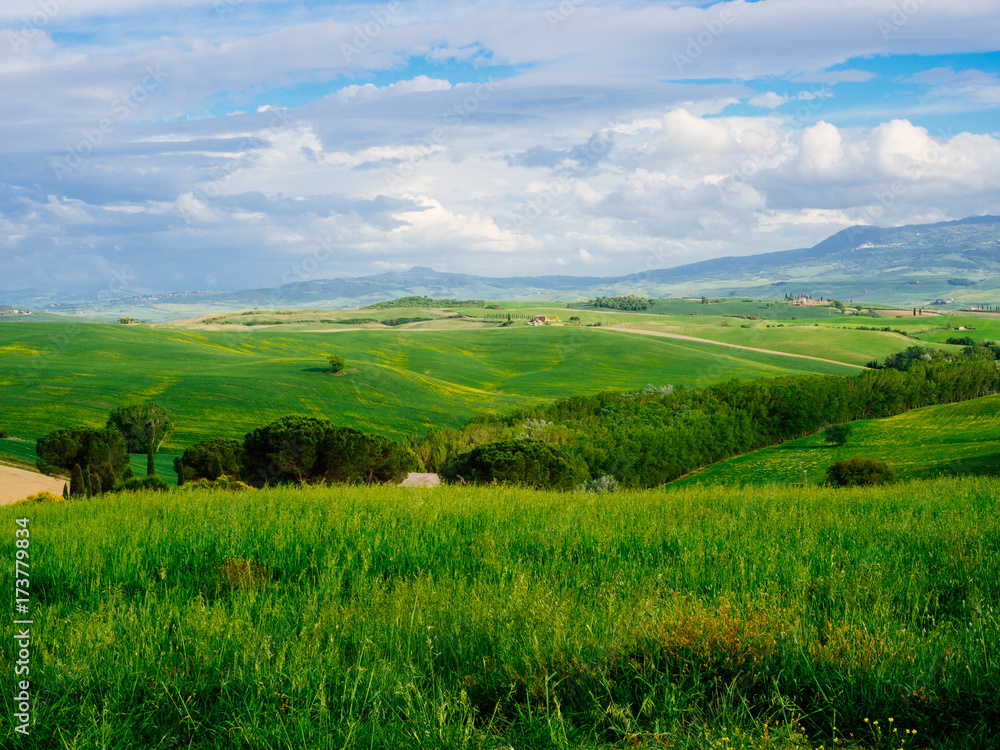 Beautyful Tuscany, panoramic landscape - Italy