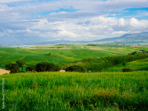 Beautyful Tuscany, panoramic landscape - Italy