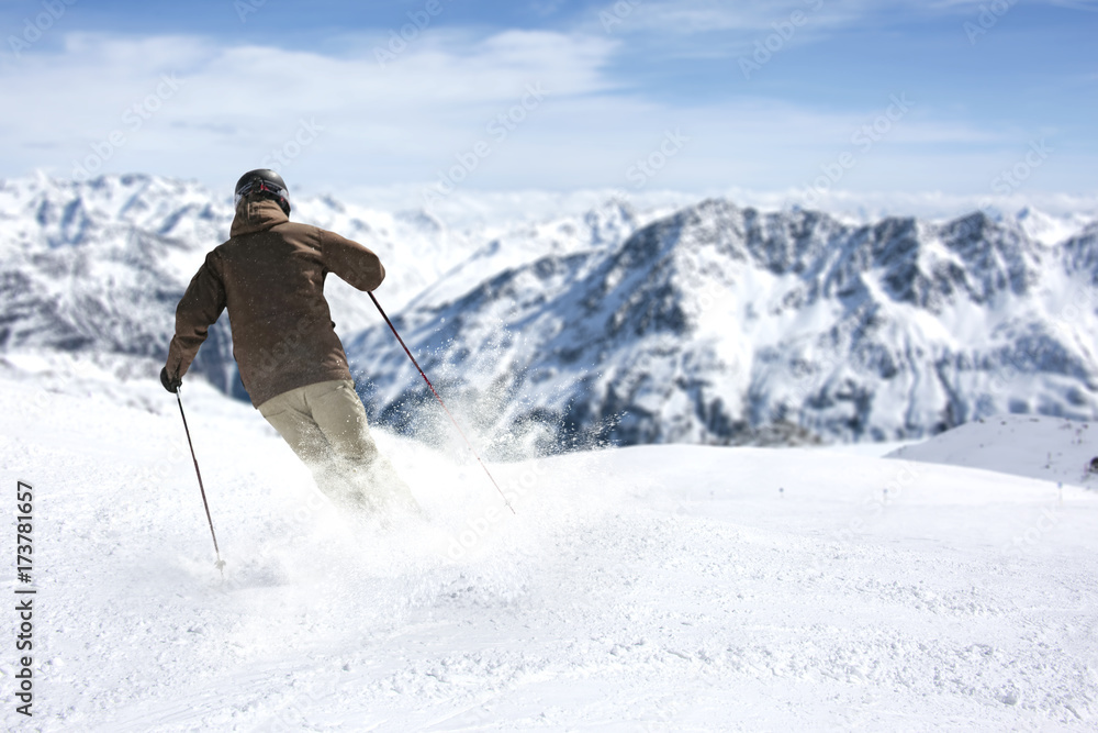 winter skier winter skier