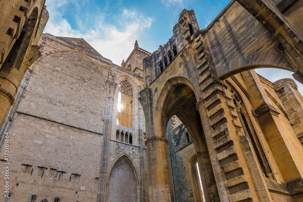 Cathédrale Saint-Just-et-Saint-Pasteur de Narbonne dans l'Aude en Occitanie, France