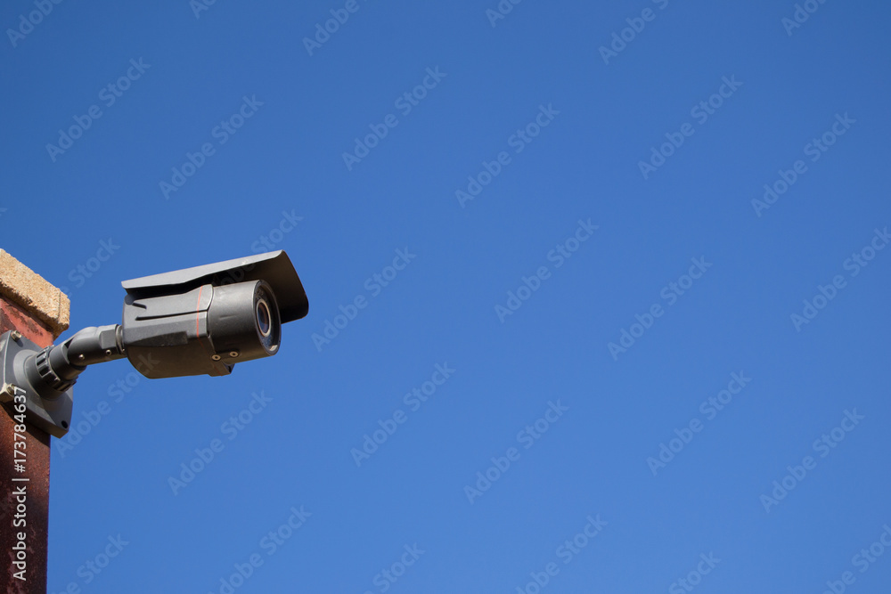 CCTV Camera on a Pole