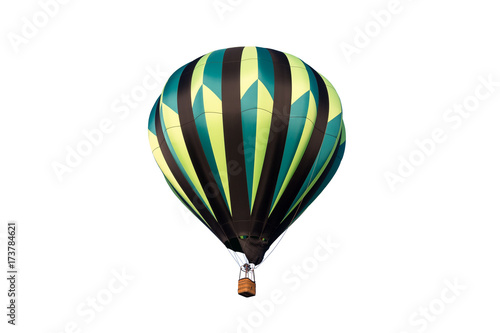 Hot Air Balloon Isolated on White