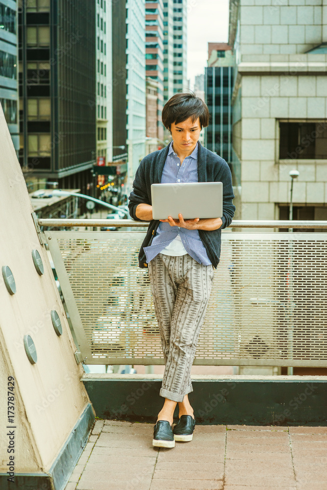 Japanese college student studying in New York