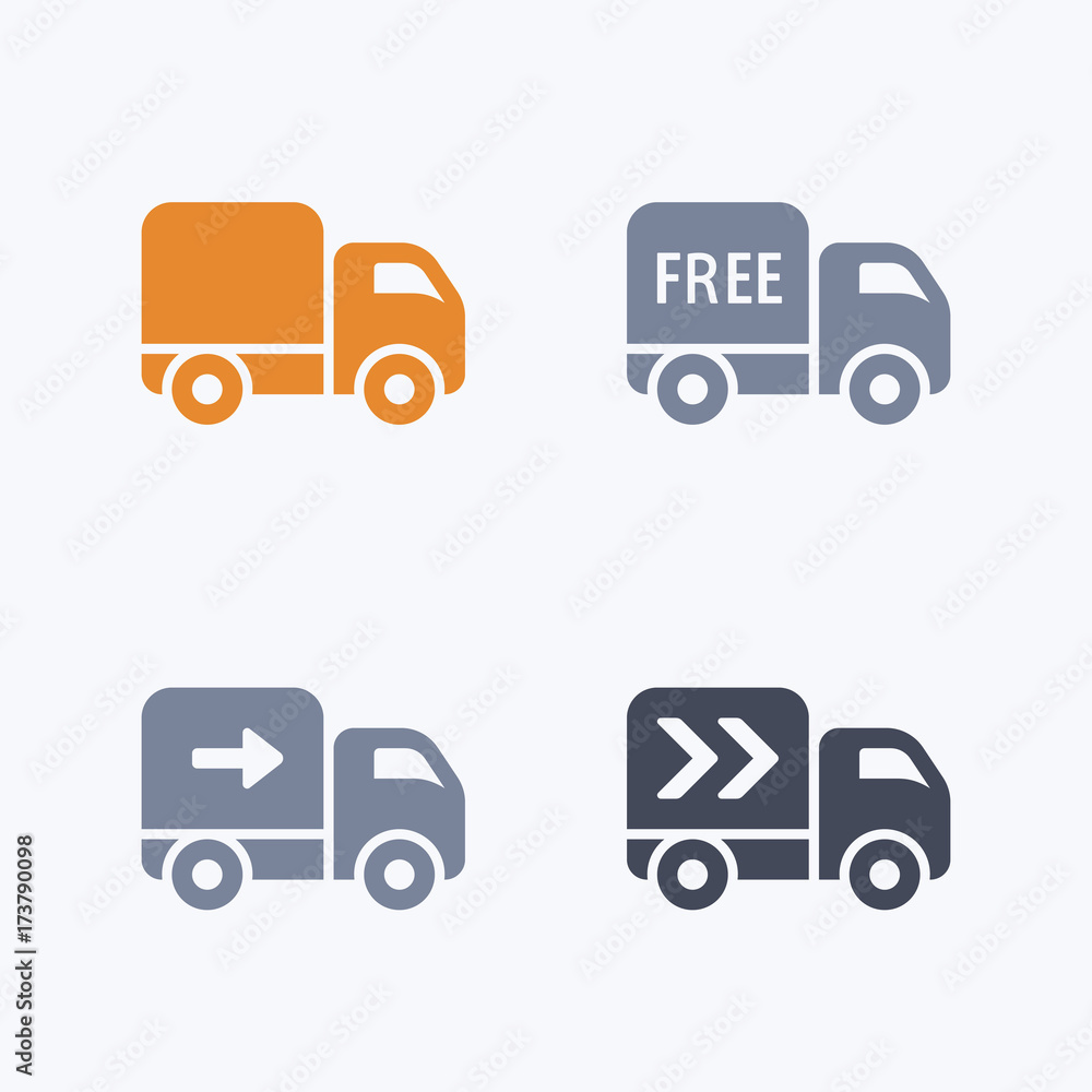 Delivery Trucks 1 - Carbon IconsA set of 4 professional, pixel-aligned icons designed on a 32x32 pixel grid. Delivery Trucks 1 - Carbon IconsA set of 4 professional, pixel-aligned icons designed on a 32x32 pixel grid.