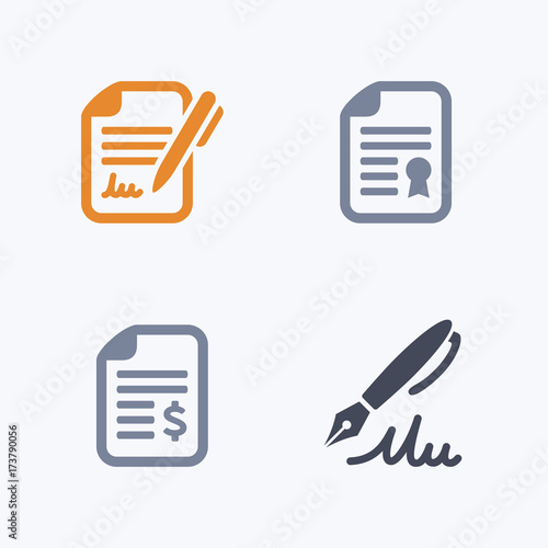 Contracts - Carbon IconsA set of 4 professional, pixel-aligned icons designed on a 32x32 pixel grid.