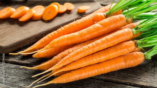 Fresh and sweet carrot