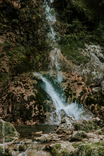 Waterfall Gostilje,mountain Zlatibor,Serbia photo