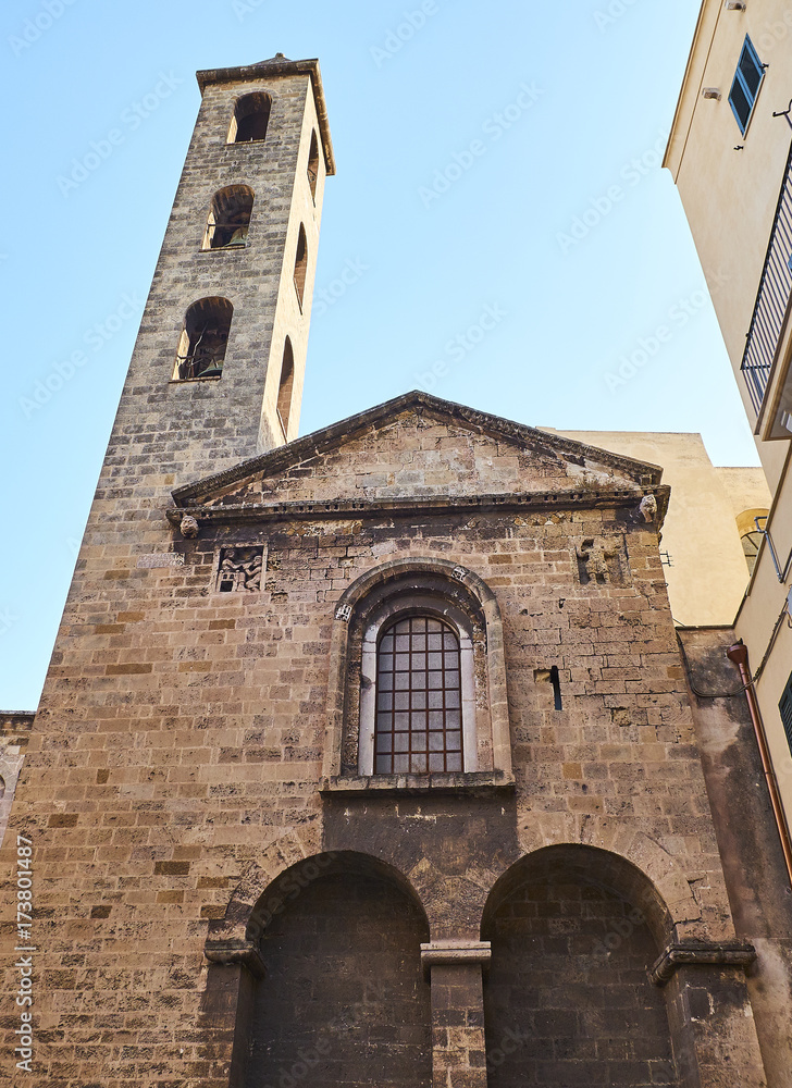 Basilica Cathedral of San Cataldo in Taranto. Apulia, Italy.