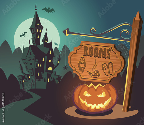 Spooky Halloween hotel