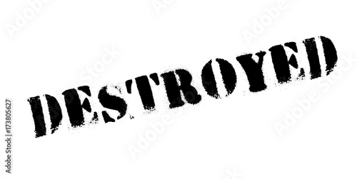 Destroyed rubber stamp. Grunge design with dust scratches. Effects can be easily removed for a clean, crisp look. Color is easily changed.