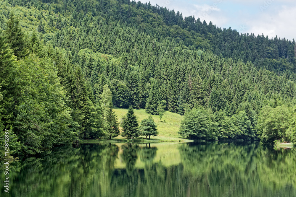 Landscape in the Thuringian forest Landscape in the Thuringian forest
