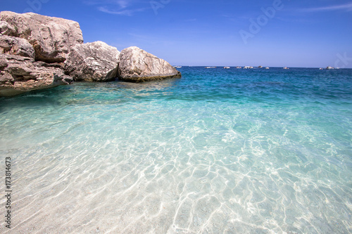 Fototapeta Naklejka Na Ścianę i Meble -  Cala Mariolu beach on the Sardinia island, Italy